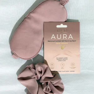 CLEIR Aura pouches with a hot water bottle