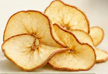 Dried apple slices, representing CBD